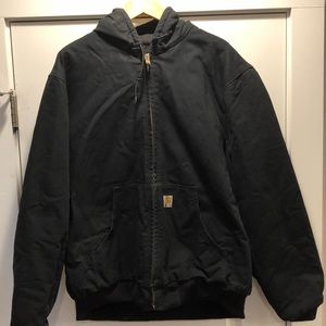 Carhartt lined winter jacket Black XL Tall